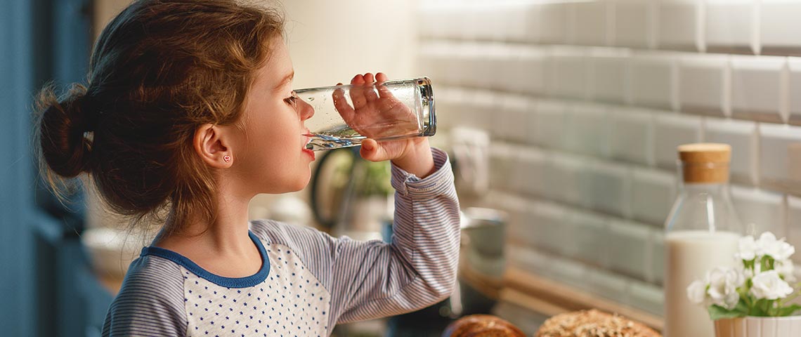 Girl Drinking Water