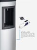 Kalix Contactless Floor Standing Mains-fed Water Cooler with UV Filtration 7