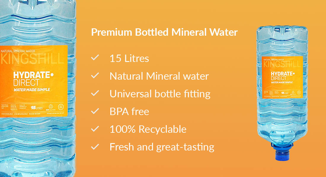 Bottled water for water coolers