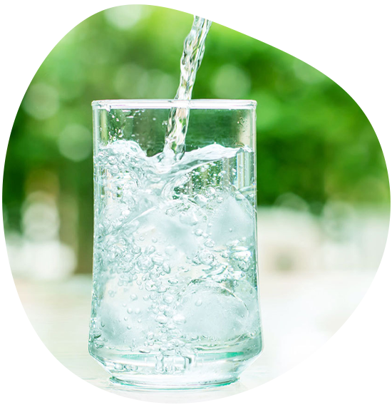Glass of water